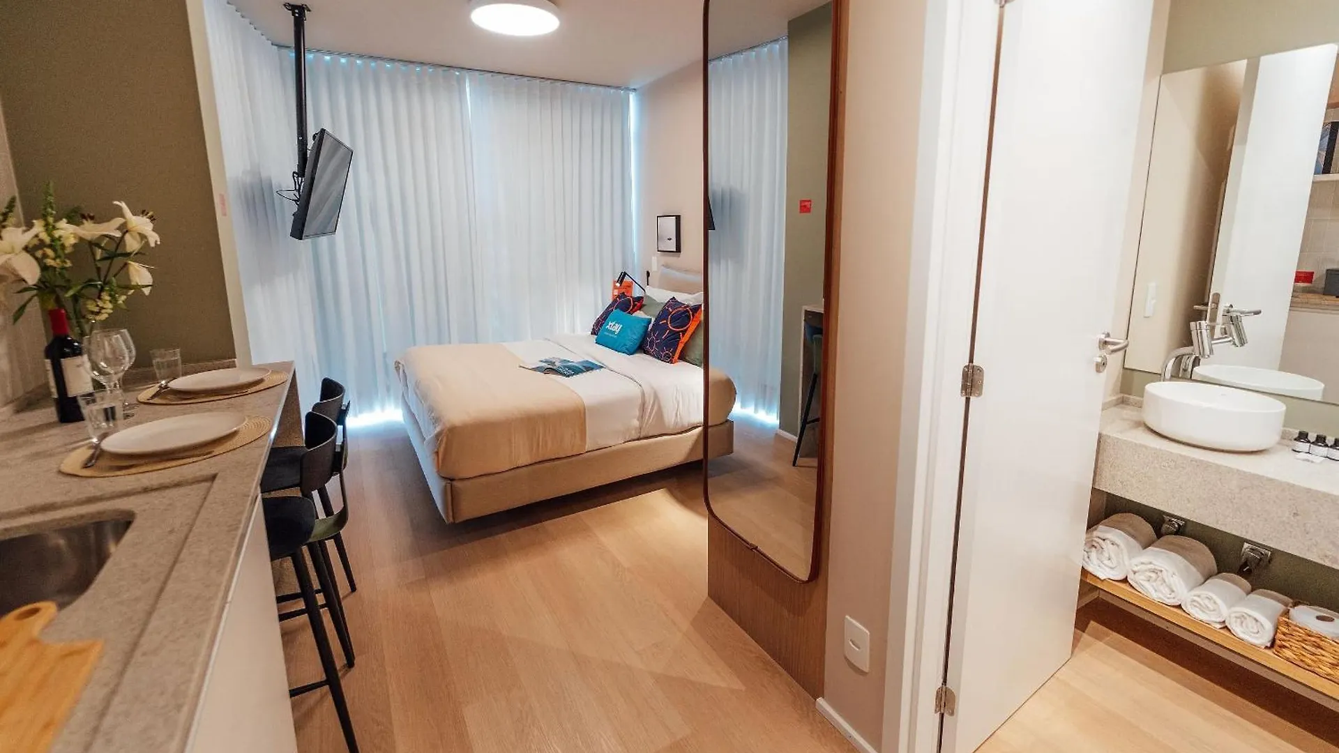 Fuji By Xtay - Apartamentos Completos No Centro De Floripa, Perto Da Beira-Mar Florianópolis 公寓